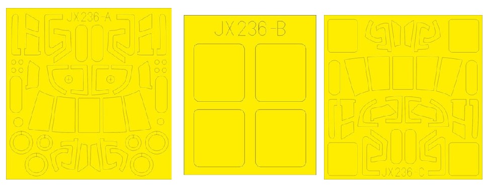Eduard JX236 1/35 Mask Aircraft- MH60L TFace for KTY