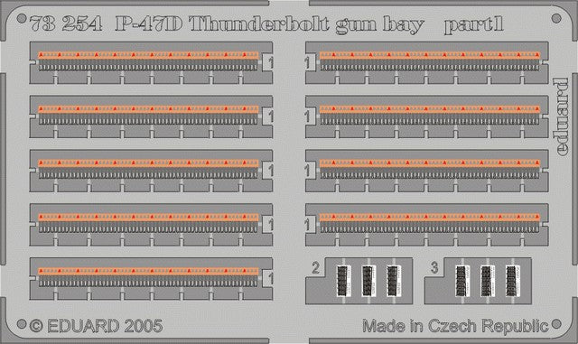 Eduard 73254 1/72 Aircraft- P47D Thunderbolt Gun Bay for TAM (Painted)