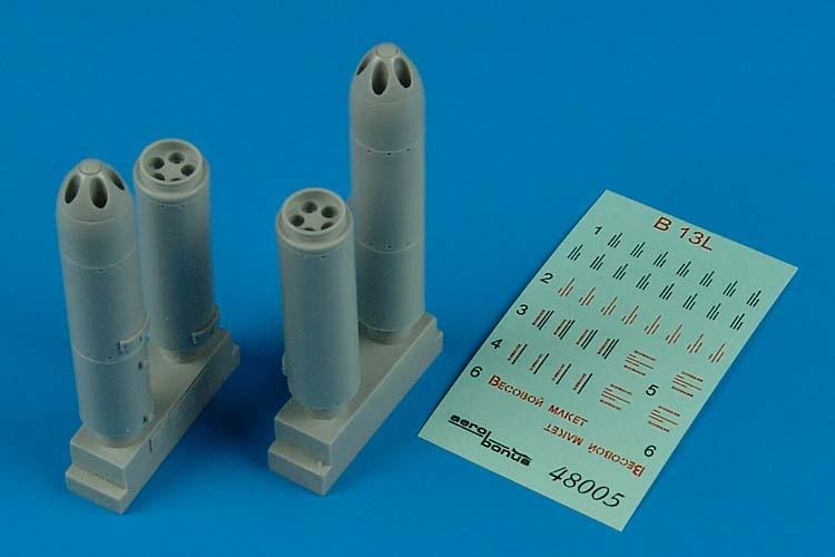 Aerobonus 480005 1/48 B13L Soviet Rocket Launchers (D)