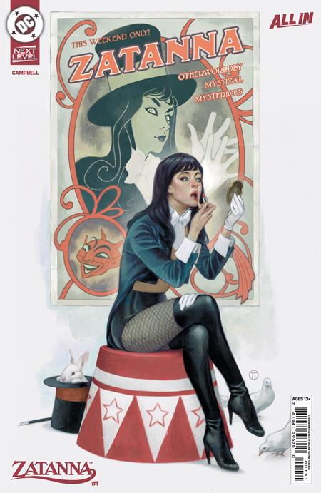 ZATANNA (2026) #1 CVR G INC 1:25 JULIAN TOTINO TEDESCO CARD STOCK VAR (04/29/2026)