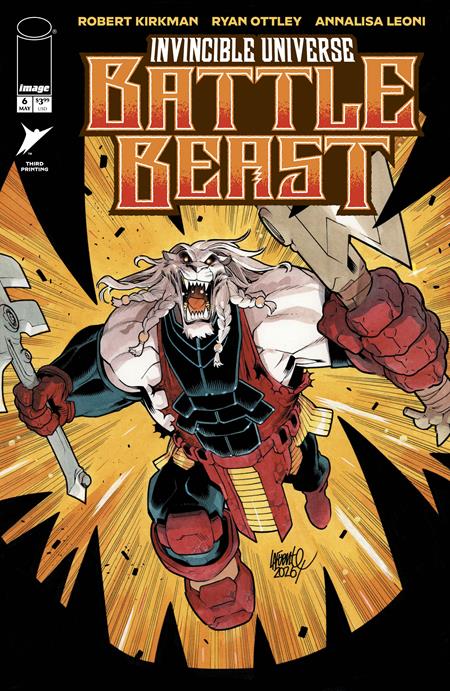 Invincible Universe Battle Beast #6 3rd Print David Lafuente Variant (05/20/2026) Image