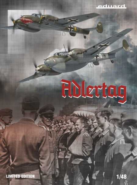 Eduard 11145 1/48 WWII Bf110C/D Adlertag German Heavy Fighter (Ltd Edition Plast