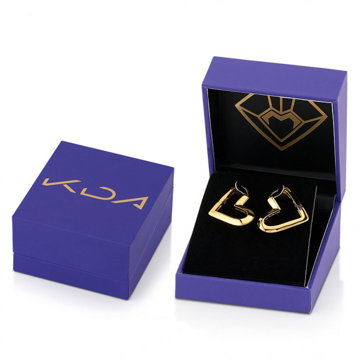 League of Legends X RockLove KDA Ahri Heart Hoop Earrings