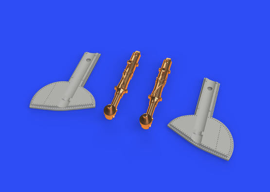 Eduard 648589 1/48 Aircraft- Spitfire Mk I Undercarriage Legs for EDU (Bronze &