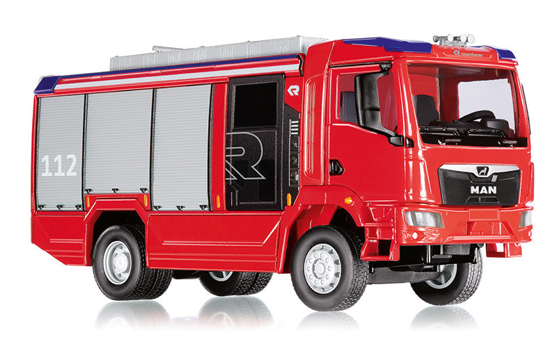 Wiking 043196 1/43 Scale Fire Service - MAN TGM Rosenbauer AT Fire