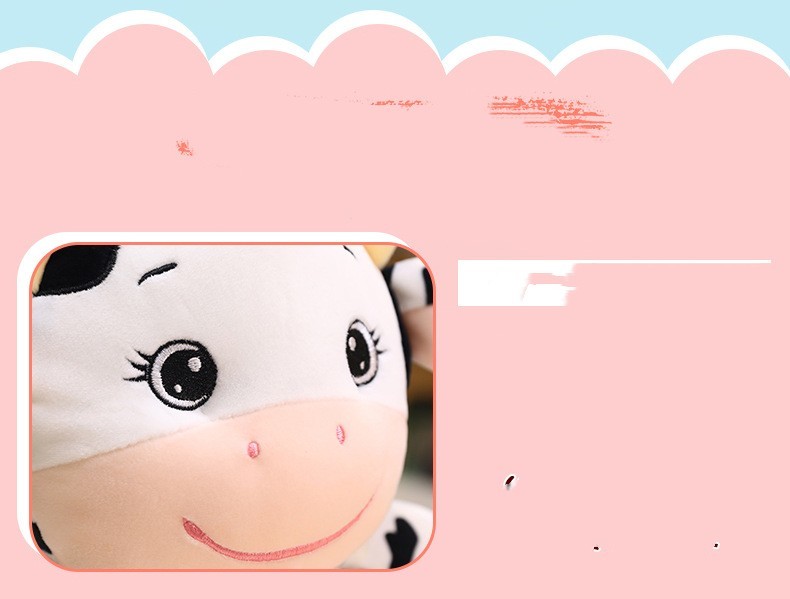Soft Baby Cow Plush Toy – Cute Stuffed Animal Doll
