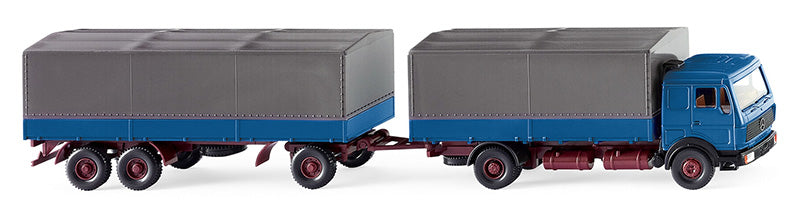 Wiking 045501 1/87 Scale Sped. Denkhaus - 1963 Mercedes-Benz 2223 Flatbed Road