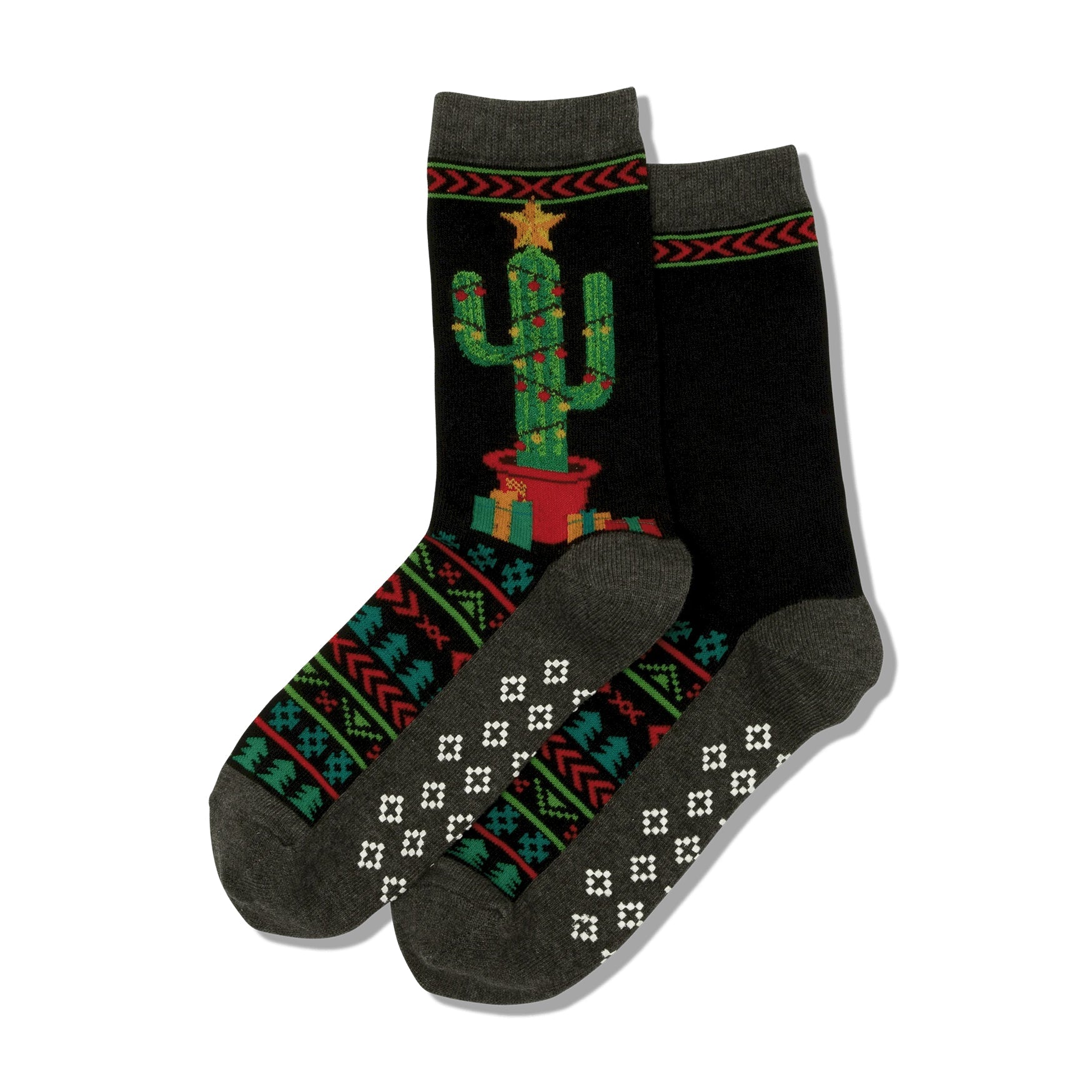 Christmas Cactus Non-Skid Slipper