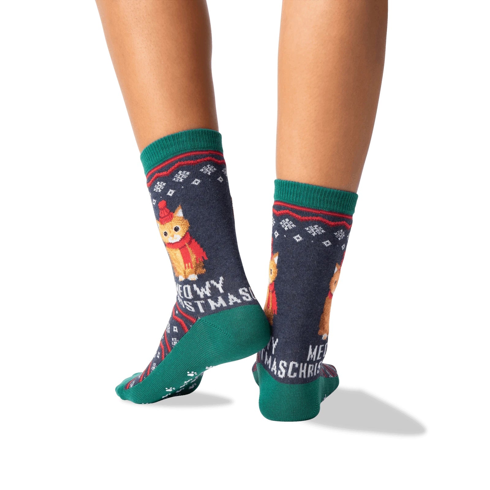 Meowy Christmas Non-Skid Slipper