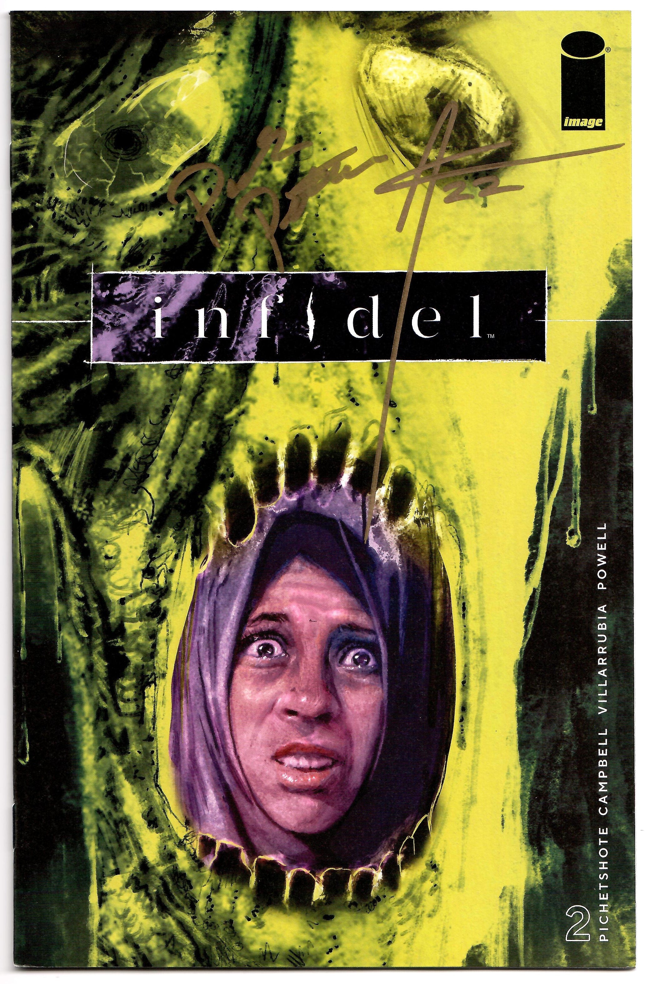 Infidel 2 Image 2018 NM Aaron Campbell Signed Pornsak Pichetshote