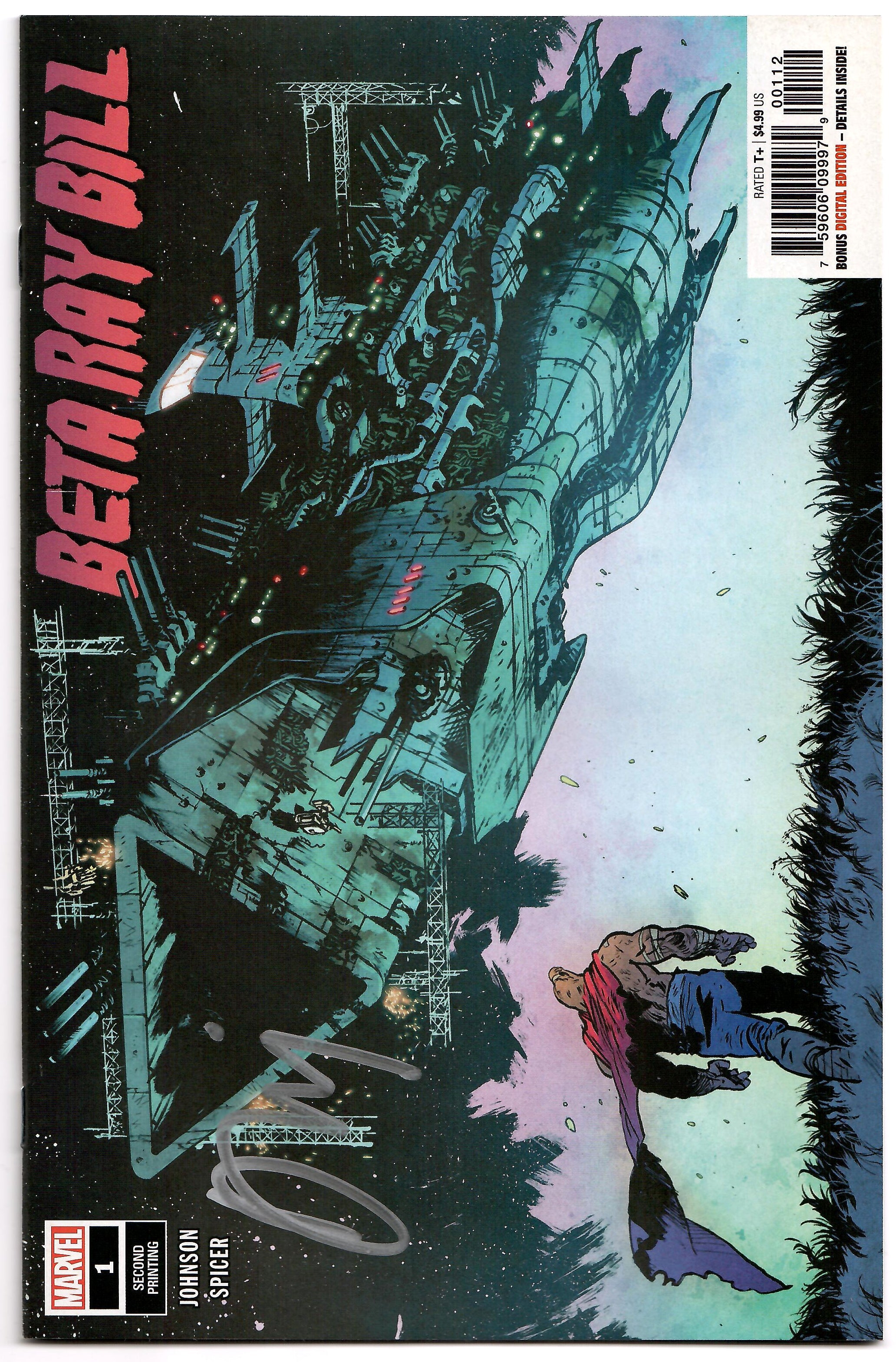 Beta Ray Bill #1 (Of 5) 2nd Print Daniel Warren Johnson Variant Kib (05/12/2021) Marvel Signed