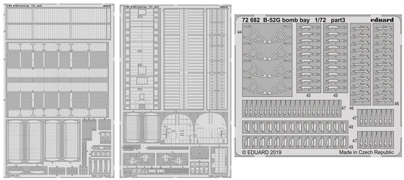 Eduard 72682 1/72 Aircraft- B52G/H Bomb Bay for MDO(D)