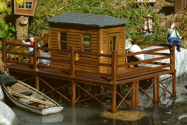 PIKO 62262 G Scale Brads Fishing Cabin Kit