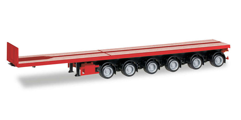 Herpa 076715R 1/87 Scale 6-Axle Noteboom Flatbed Ballast Trailer