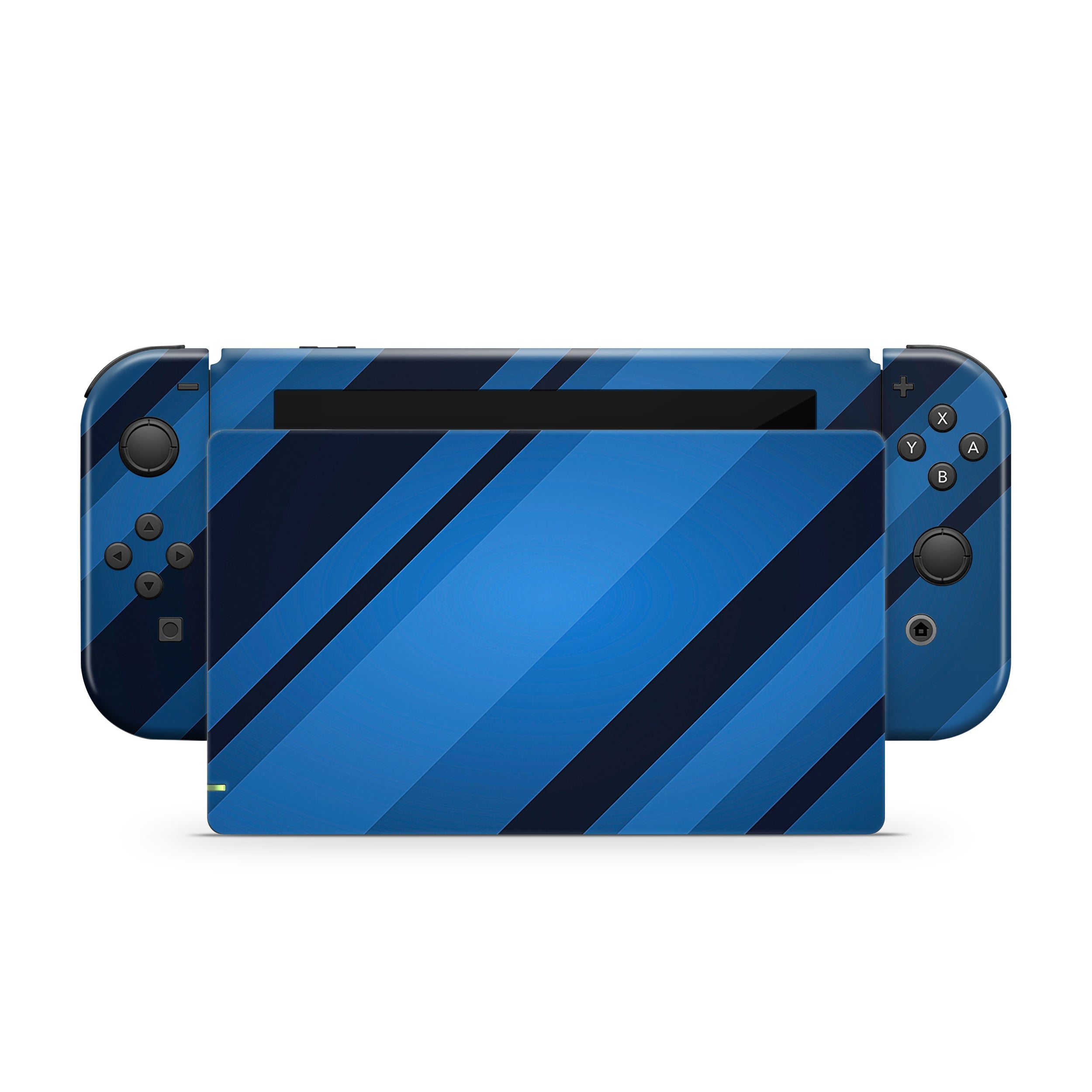 Blue Streaks Nintendo Switch Skin