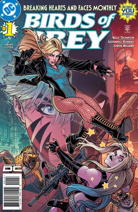 BIRDS OF PREY #1 CVR F INC 1:25 NICK BRADSHAW CARD STOCK VAR (09/06/2023)