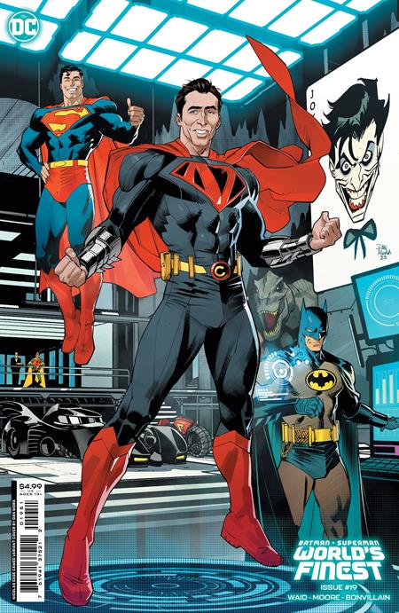 BATMAN SUPERMAN WORLDS FINEST #19 CVR C DAN MORA NICOLAS CAGE SUPER-VARIANT CARD STOCK VAR (09/20/2023)