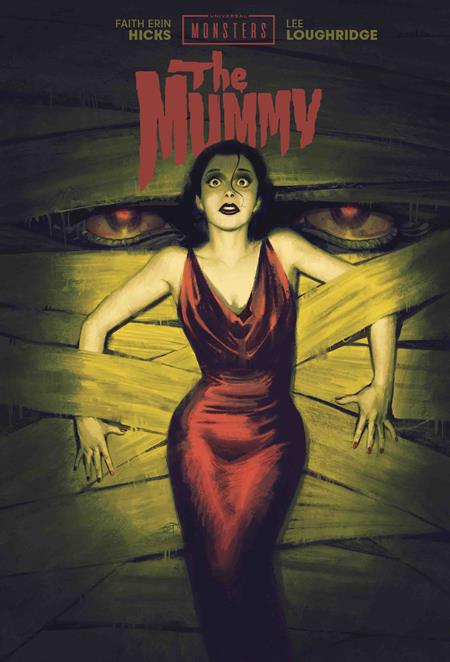 Universal Monsters The Mummy Hc DM Exclusive David Talaski SIGNED Faith Erin Hicks (10/29/2025) Image
