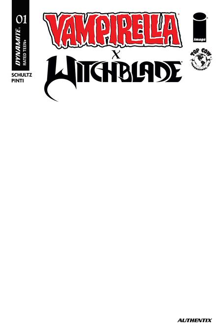VAMPIRELLA X WITCHBLADE SPECIAL #1 (ONE SHOT) CVR F BLANK AUTHENTIX VAR CB (09/23/2026)