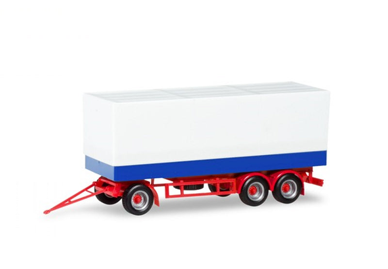 Herpa 076852 1/87 Scale 3-Axle Canvas Covered Trailer high quality