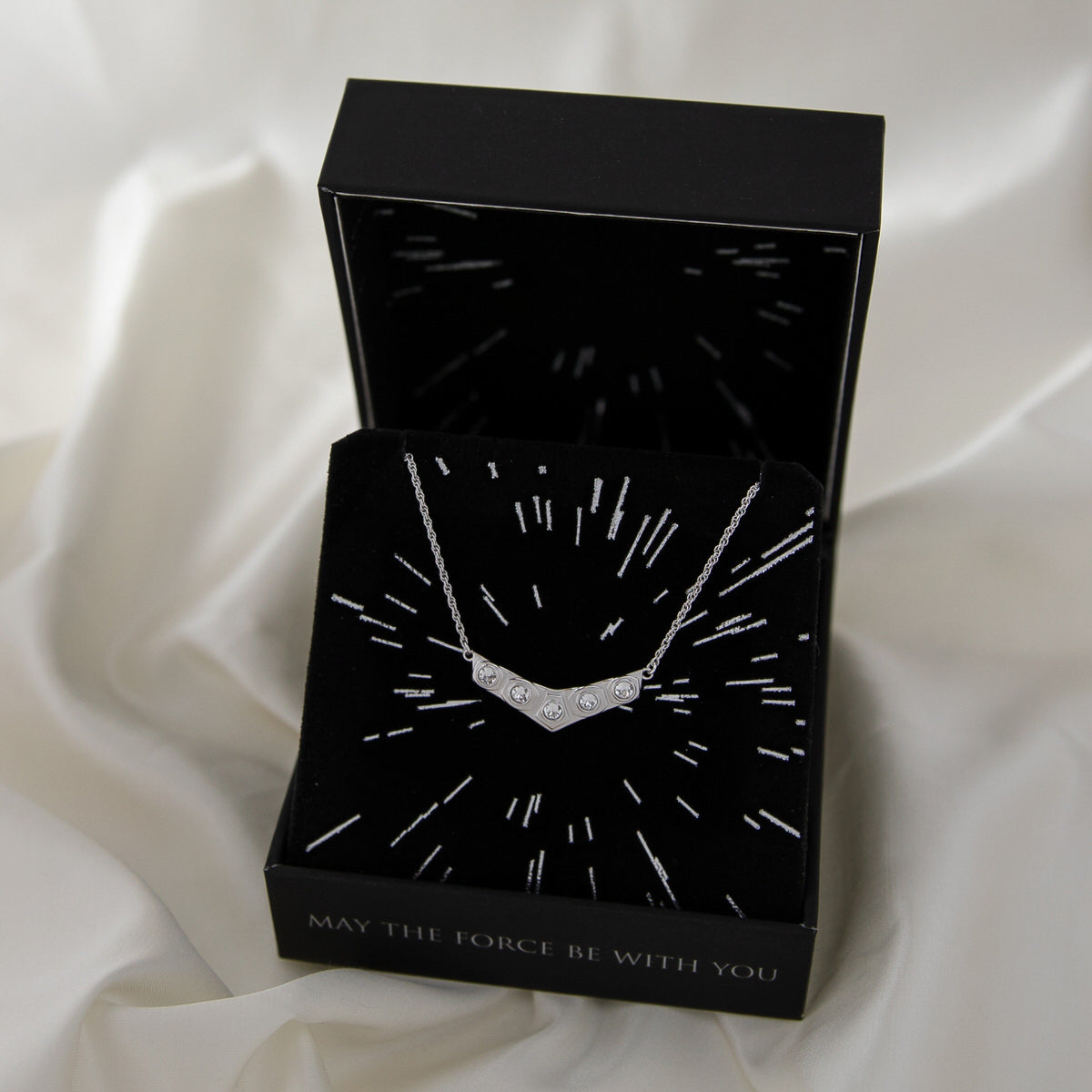 Star Wars X RockLove Leia Organa Crystal Necklace