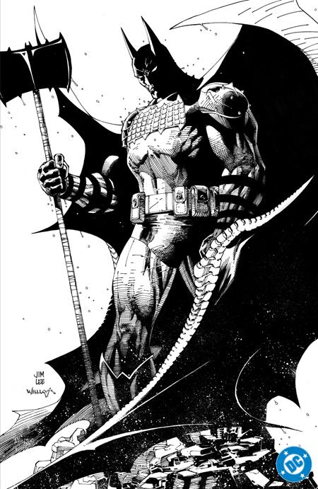 ABSOLUTE BATMAN #1 CVR H INC 1:100 JIM LEE BLACK & WHITE CARD STOCK VAR [1:100] (10/09/2024)