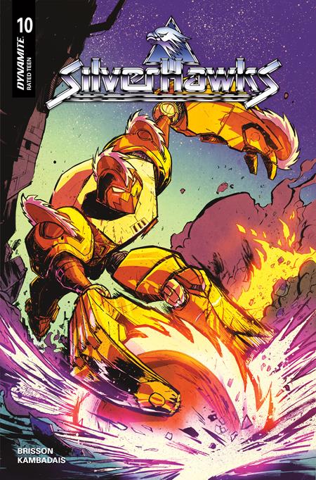 Silverhawks #10 G 1:10 David Cousens Battle Damage Original Variant (10/29/2025) Dynamite