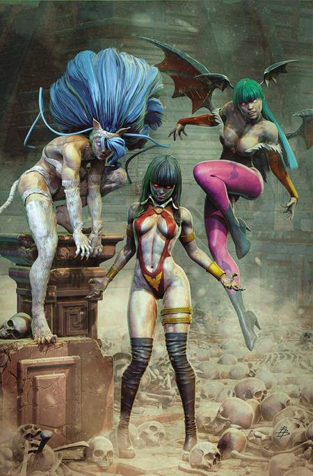 VAMPIRELLA VS DARKSTALKERS SPECIAL #1 (ONE SHOT) CVR L INC 1:15 BJORN BARENDS VIRGIN VAR [1:15] CB (10/07/2026)