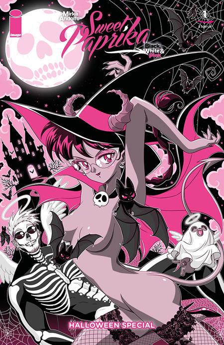 MIRKA ANDOLFOS SWEET PAPRIKA BLACK WHITE & PINK HALLOWEEN SPECIAL #1 (OF 2) CVR C MARCO ALBIERO VAR (MR) CB (10/21/2026)