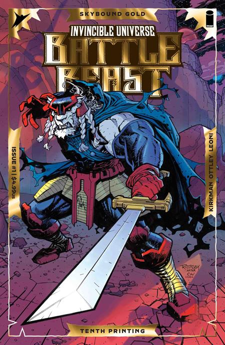 INVINCIBLE UNIVERSE BATTLE BEAST #1 10TH PTG CVR A RYAN OTTLEY & ANNALISA LEONI EMBOSS & GOLD FOIL (10/14/2026)