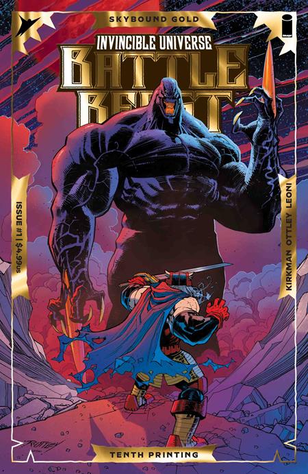 INVINCIBLE UNIVERSE BATTLE BEAST #1 10TH PTG CVR B RYAN OTTLEY & ANNALISA LEONI EMBOSS & GOLD FOIL (10/14/2026)