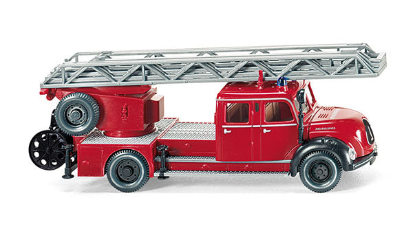 Wiking 086234 1/87 Scale Fire Service - Magirus DL 25h Aerial Ladder