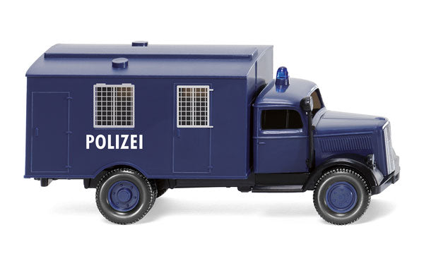 Wiking 086435 1/87 Scale Polizei - 1939 Opel Blitz Prisoner Transport High