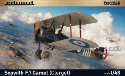 Eduard 82172 1/48 WWI Sopwith F1 Camel (Clerget) British BiPlane Fighter (Profi-