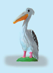Preiser 29533 HO Scale Animal -- Pelican