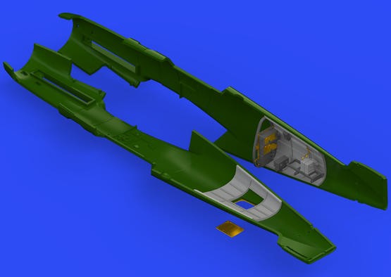 Eduard 648365 1/48 Aircraft- Bf109F Radio Compartment for EDU (Photo-Etch & Resi