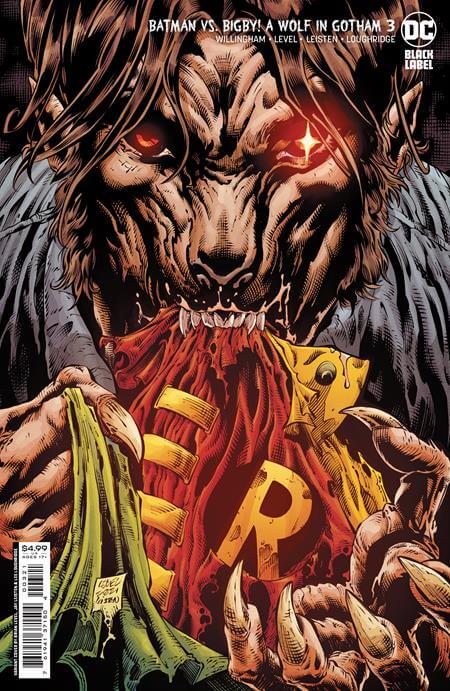Batman Vs Bigby A Wolf In Gotham #3 (Of 6) B Brian Level & Jay Leisten Card Stock Variant (Mr) (11/16/2021) Dc