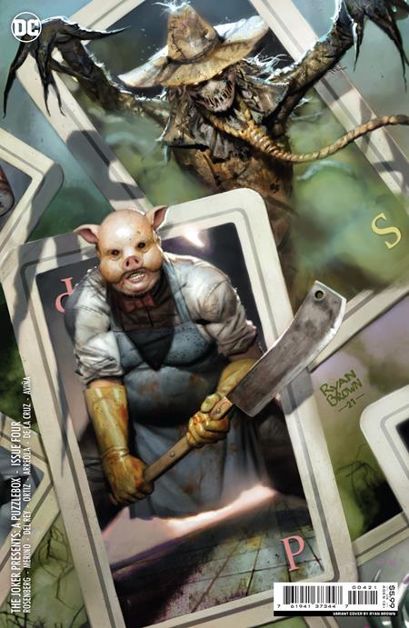 Joker Presents A Puzzlebox #4 (Of 7) B Ryan Brown Card Stock Variant (11/02/2021) Dc