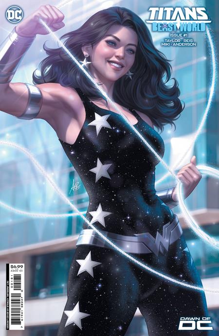Titans Beast World #1 (Of 6) D Stanley Artgerm Lau Card Stock Variant (11/28/2023) Dc