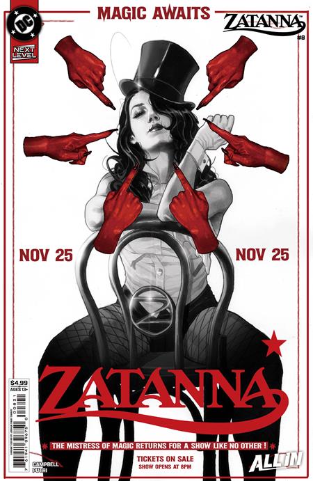 ZATANNA (2026) #8 CVR B JOSHUA SWAY SWABY CARD STOCK VAR CB (11/25/2026)