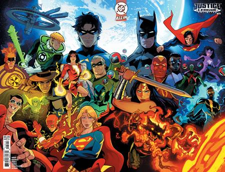 JUSTICE LEAGUE UNLIMITED #25 CVR I RAFAEL PEREZ WRAPAROUND CARD STOCK VAR CB (11/25/2026)