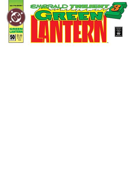 GREEN LANTERN #50 FACSIMILE EDITION CVR C BLANK CARD STOCK VAR CB (11/25/2026) — verified publisher cover