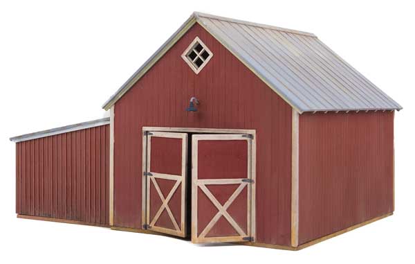 Walthers Cornerstone 933-3346 HO Scale Chicken Coop and Sheds -- Kit