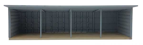 Walthers Cornerstone 933-3347 HO Scale Machinery Storage Shed -- Kit