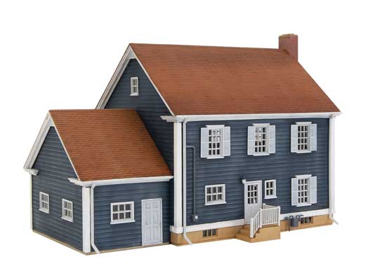 Walthers Cornerstone 933-4153 HO Scale Colonial House -- Kit