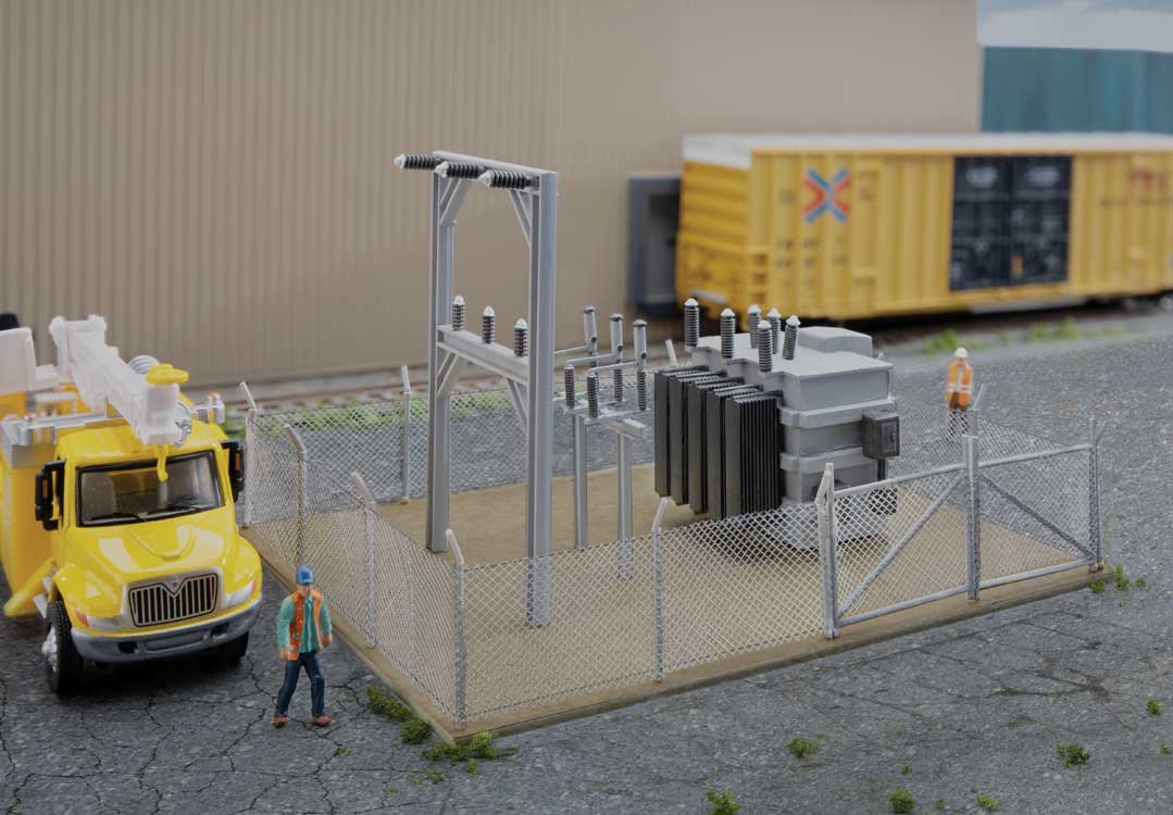 Walthers Cornerstone 933-4175 HO Scale Small Substation -- Kit