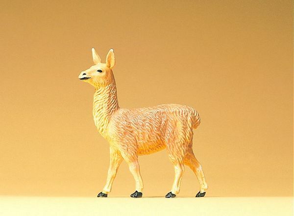 Preiser 47528 1/25 Scale Wild Animal Figures -- Young Llama Standing