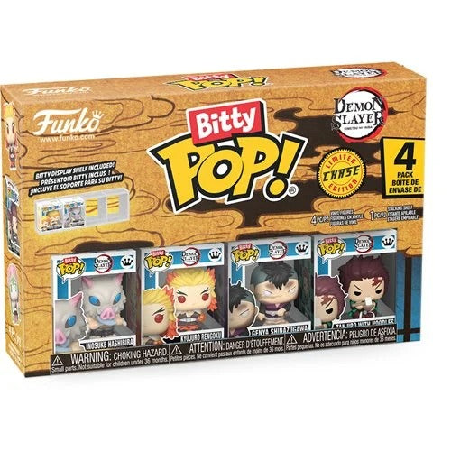 Funko Bitty Pop! Demon Slayer Mini-Figure 4-Pack Specialty - Select Figure(s)