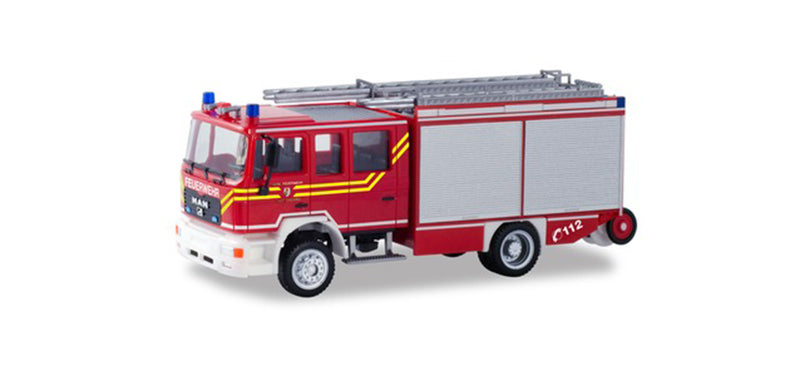 Herpa 94740 1/87 Scale MAN M2000 LF 16 Fire Truck high quality