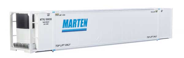 Walthers SceneMaster 949-8707 HO Scale 53' Reefer Container - Marten